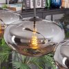 Mertola Hängeleuchte Glas 30 cm Schwarz, 3-flammig