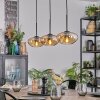 Mertola Hängeleuchte Glas 20 cm Bernsteinfarben, 3-flammig