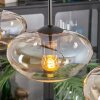Mertola Hängeleuchte Glas 20 cm Bernsteinfarben, Klar, 3-flammig