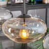 Mertola Hängeleuchte Glas 20 cm Bernsteinfarben, Klar, Rauchfarben, 3-flammig