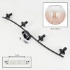 Koyoto Deckenleuchte Glas 15 cm Bernsteinfarben, Klar, 4-flammig