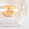 Sernadelo Deckenleuchte Glas 15 cm Naturfarben, Schwarz, 1-flammig