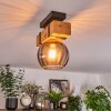 Sernadelo Deckenleuchte Glas 15 cm Naturfarben, Schwarz, 1-flammig