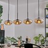Mertola Hängeleuchte Glas 20 cm Bernsteinfarben, 4-flammig