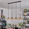 Mertola Hängeleuchte Glas 20 cm Bernsteinfarben, 4-flammig