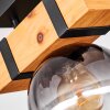 Sernadelo Deckenleuchte Glas 15 cm Naturfarben, Schwarz, 1-flammig