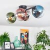 Gastor Deckenleuchte Glas 15 cm Blau, Chrom, Grün, Klar, Kupferfarben, Rauchfarben, 4-flammig