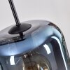 Lauden Hängeleuchte Glas 20 cm Blau, Grün, Klar, Kupferfarben, Rauchfarben, 6-flammig