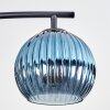 Koyoto Deckenleuchte Glas 15 cm Blau, Gold, Kupferfarben, 4-flammig