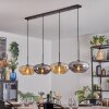 Mertola Hängeleuchte Glas 30 cm Bernsteinfarben, 4-flammig