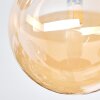 Chehalis Deckenleuchte Glas 10 cm, 15 cm Bernsteinfarben, Rauchfarben, 3-flammig