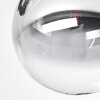 Chehalis Deckenleuchte Glas 10 cm, 15 cm Klar, Rauchfarben, 3-flammig