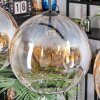 Koyoto Hängeleuchte Glas 30 cm Bernsteinfarben, Klar, 4-flammig