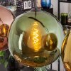 Koyoto Hängeleuchte Glas 30 cm Blau, Gold, Grün, Kupferfarben, 4-flammig