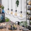 Koyoto Hängeleuchte Glas 30 cm Klar, 4-flammig