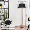 Bassagoda Stehleuchte 45 cm Naturfarben, Schwarz, 1-flammig