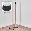 Bassagoda Stehleuchte 45 cm Naturfarben, Schwarz, 1-flammig