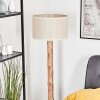 Bassagoda Stehleuchte 35 cm Naturfarben, Schwarz, 1-flammig