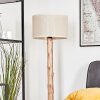 Bassagoda Stehleuchte 35 cm Naturfarben, Schwarz, 1-flammig
