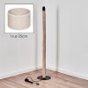 Bassagoda Stehleuchte 35 cm Naturfarben, Schwarz, 1-flammig