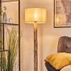 Bassagoda Stehleuchte 35 cm Naturfarben, Schwarz, 1-flammig