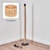 Granja Stehleuchte 40 cm Naturfarben, Schwarz, 1-flammig
