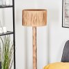 Granja Stehleuchte 35 cm Naturfarben, Schwarz, 1-flammig