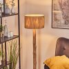 Granja Stehleuchte 35 cm Naturfarben, Schwarz, 1-flammig
