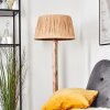 Granja Stehleuchte 45 cm Naturfarben, Schwarz, 1-flammig
