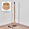 Granja Stehleuchte 45 cm Naturfarben, Schwarz, 1-flammig