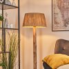 Granja Stehleuchte 45 cm Naturfarben, Schwarz, 1-flammig