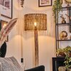 Cando Stehleuchte 40 cm Naturfarben, Schwarz, 1-flammig