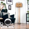 Cando Stehleuchte 40 cm Naturfarben, Schwarz, 1-flammig