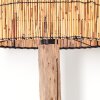 Cando Stehleuchte 40 cm Naturfarben, Schwarz, 1-flammig