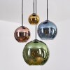 Koyoto Hängeleuchte Glas 15 cm, 20 cm, 25 cm, 30 cm Blau, Gold, Grün, Kupferfarben, 4-flammig