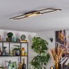 Torresella Deckenleuchte LED Schwarz, 1-flammig