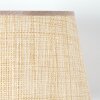 Sabadim Stehleuchte 45 cm Naturfarben, Schwarz, 1-flammig