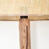 Sabadim Stehleuchte 45 cm Naturfarben, Schwarz, 1-flammig