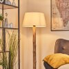 Bassagoda Stehleuchte 45 cm Naturfarben, Schwarz, 1-flammig