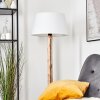 Bassagoda Stehleuchte 45 cm Naturfarben, Schwarz, 1-flammig