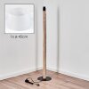 Bassagoda Stehleuchte 45 cm Naturfarben, Schwarz, 1-flammig