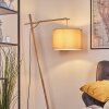 Soungou Stehleuchte 38 cm Naturfarben, Weiß, 1-flammig