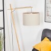 Bassagoda Stehleuchte 40 cm Naturfarben, Weiß, 1-flammig