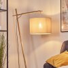 Bassagoda Stehleuchte 40 cm Naturfarben, Weiß, 1-flammig