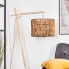 Cando Stehleuchte 40 cm Naturfarben, Weiß, 1-flammig