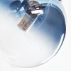 Chehalis Deckenleuchte Glas 12 cm Blau, Chrom, Grün, Klar, Kupferfarben, Rauchfarben, 5-flammig