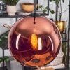 Koyoto Hängeleuchte Glas 25 cm Kupferfarben, 1-flammig