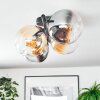 Gastor Deckenleuchte Glas 15 cm Bernsteinfarben, Klar, Rauchfarben, 4-flammig