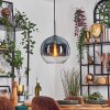 Koyoto Hängeleuchte Glas 30 cm Blau, Klar, 1-flammig