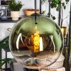 Koyoto Hängeleuchte Glas 30 cm Grün, Klar, 1-flammig